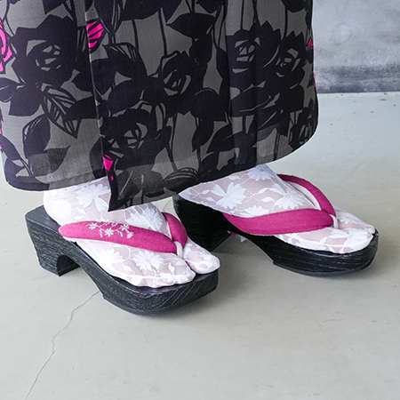 2024新作浴衣-浴衣小物_レース足袋　たちばな在庫-社員モデル